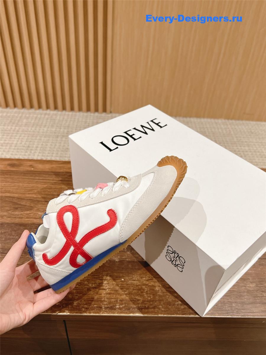 L0ew* ballet runner 2.0 sneakers white red