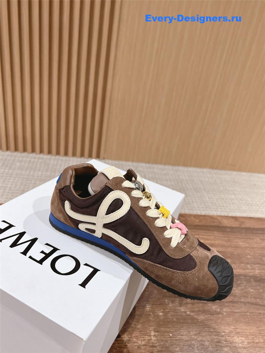 L0ew* ballet runner 2.0 sneakers brown