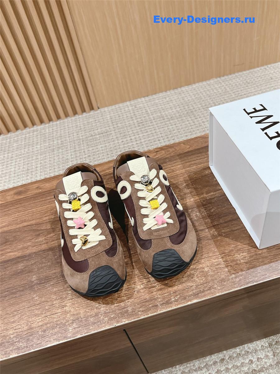 L0ew* ballet runner 2.0 sneakers brown