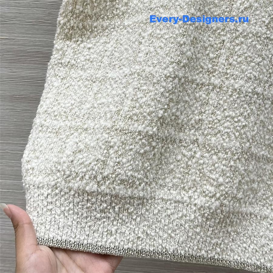 Gvc*1 gold check short-sleeved top