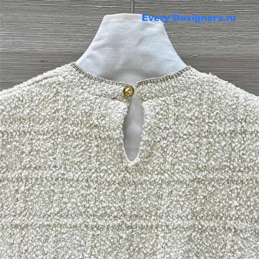 Gvc*1 gold check short-sleeved top