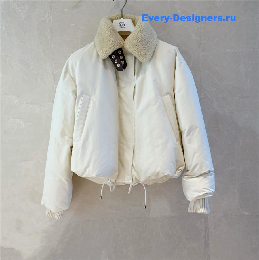 L0ew* shell water-repellent puffer jacket in white