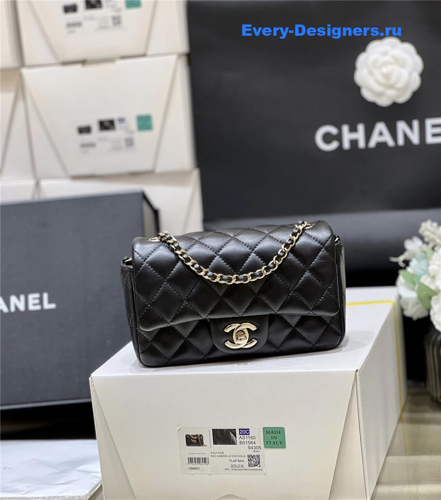 Ch**el mini flap bag black