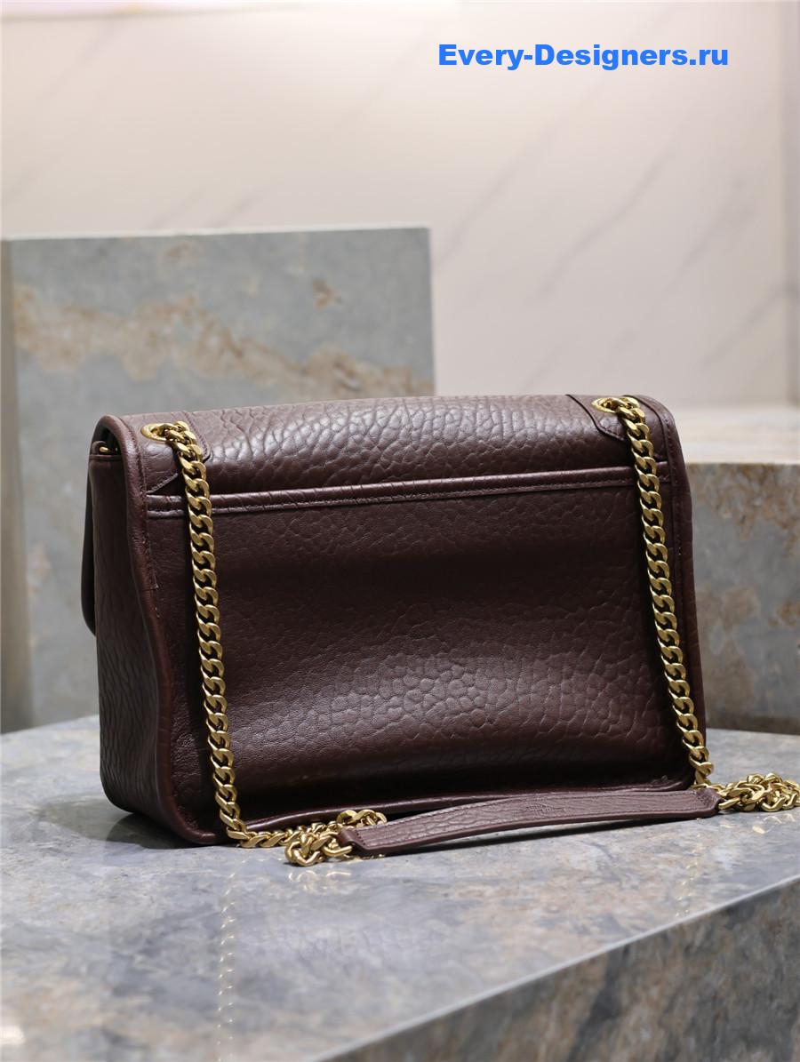 Sa1nt Lau*nt niki medium bag burgundy