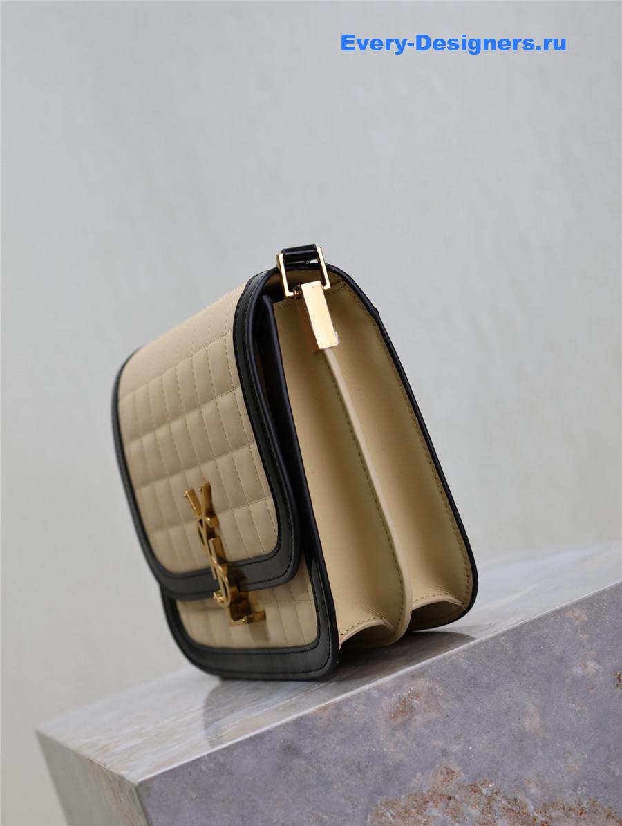 Sa1nt Lau*nt medium solferino satchel bag beige