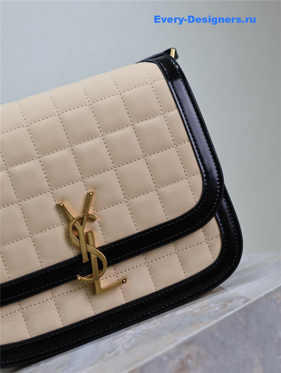 Sa1nt Lau*nt medium solferino satchel bag beige