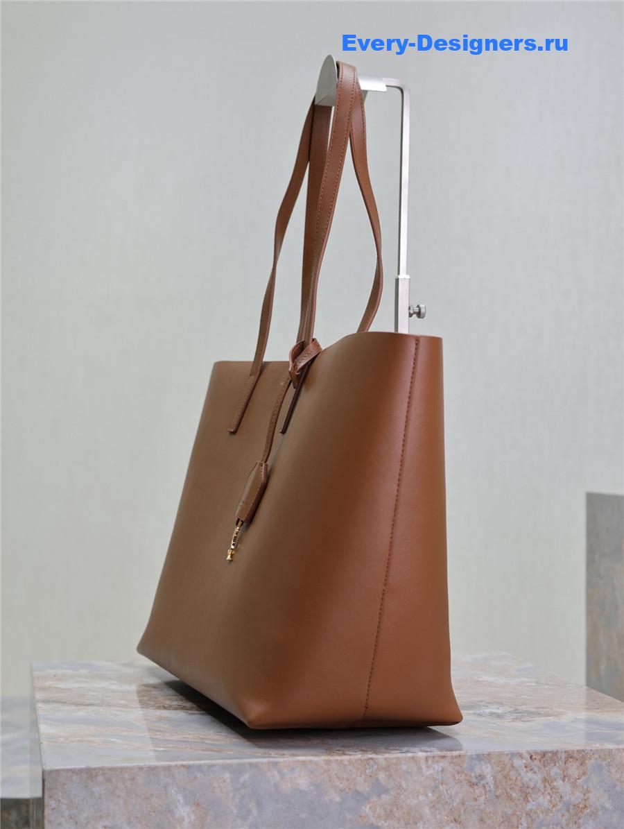 Sa1nt Lau*nt brown calfskin tote