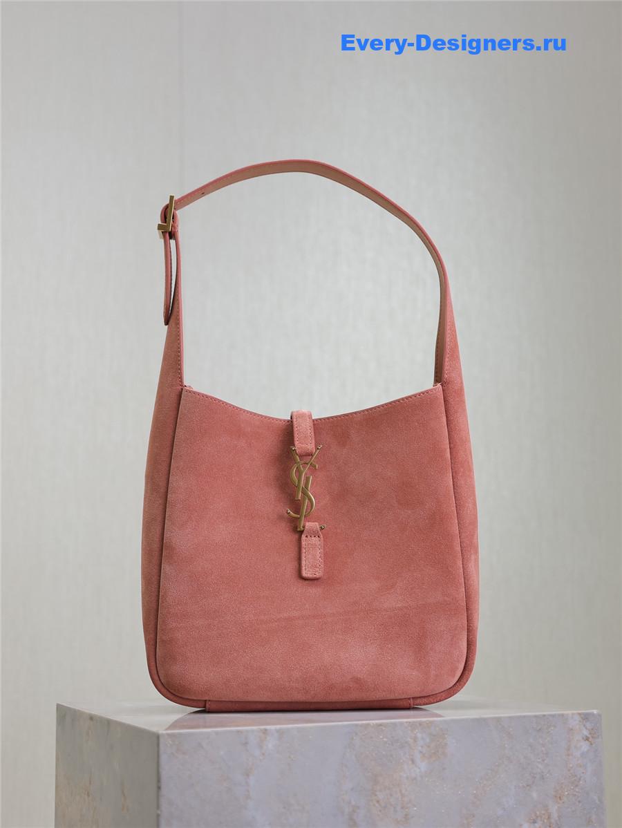 Sa1nt Lau*nt le 5 À 7 suede bag pink
