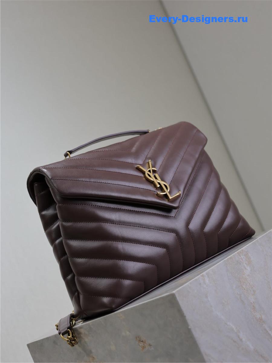 Sa1nt Lau*nt loulou medium leather shoulder bag