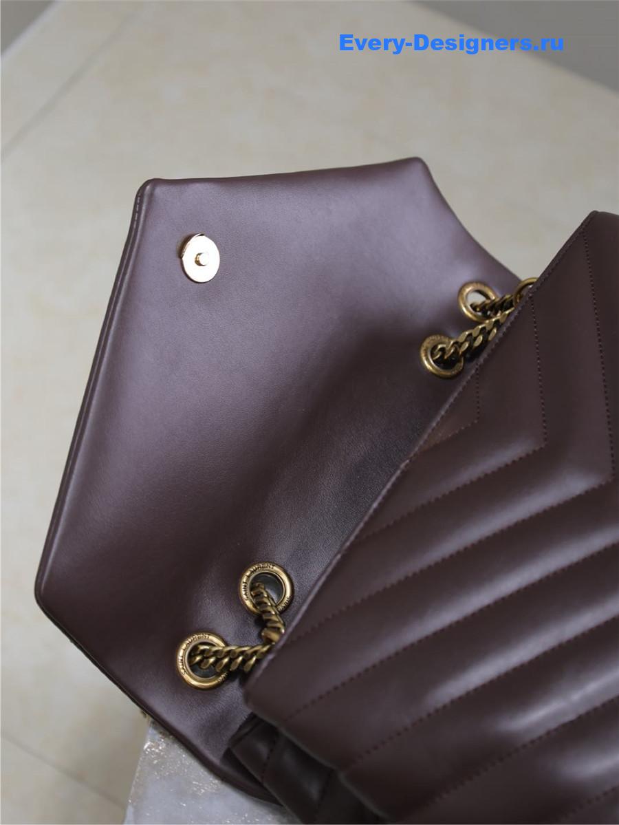 Sa1nt Lau*nt loulou medium leather shoulder bag