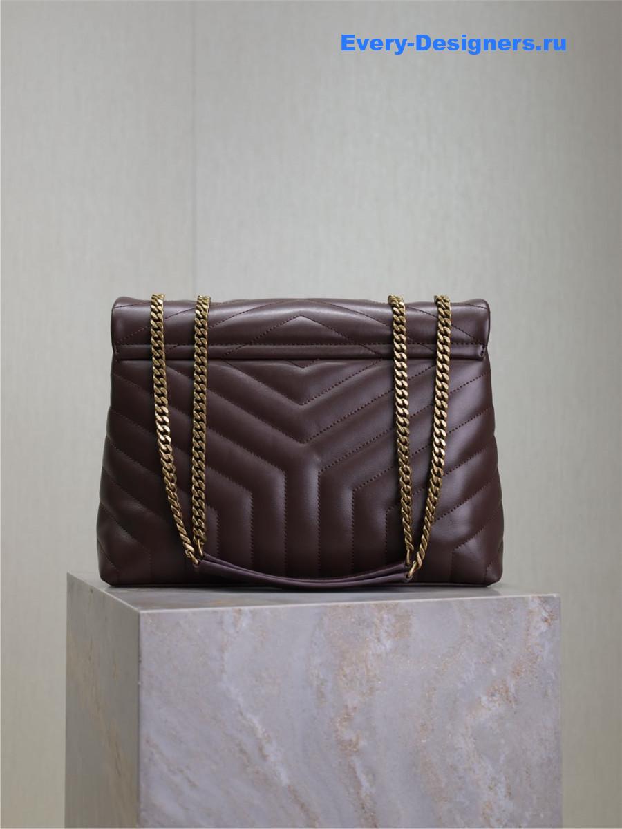 Sa1nt Lau*nt loulou medium leather shoulder bag