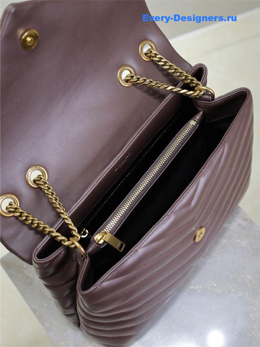 Sa1nt Lau*nt loulou medium leather shoulder bag