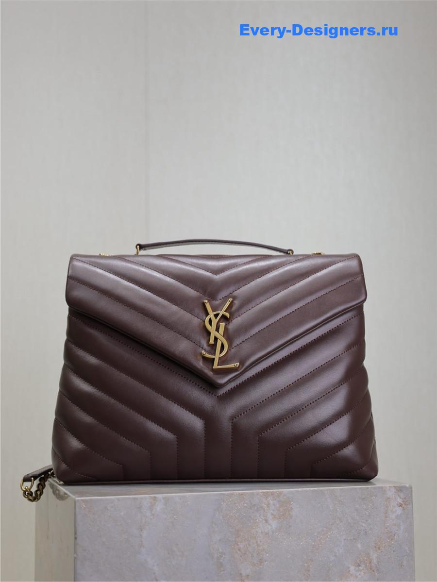 Sa1nt Lau*nt loulou medium leather shoulder bag