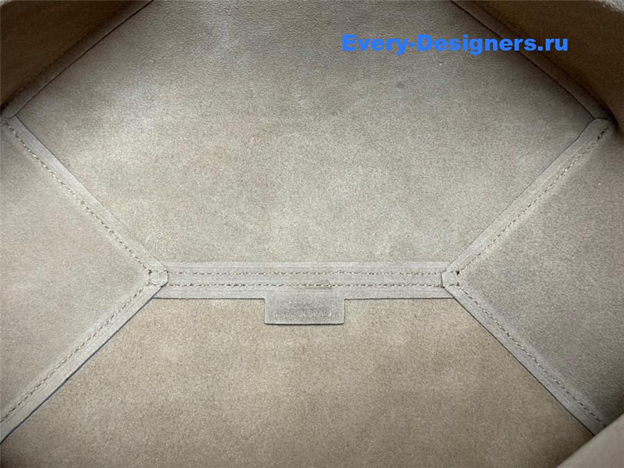 L0ew* puzzle fold convertible medium leather tote black