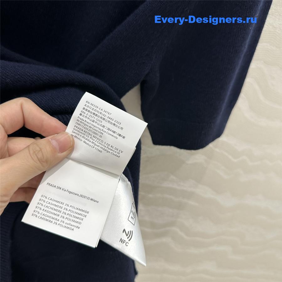 Miu Miu Cashmere Polo Top