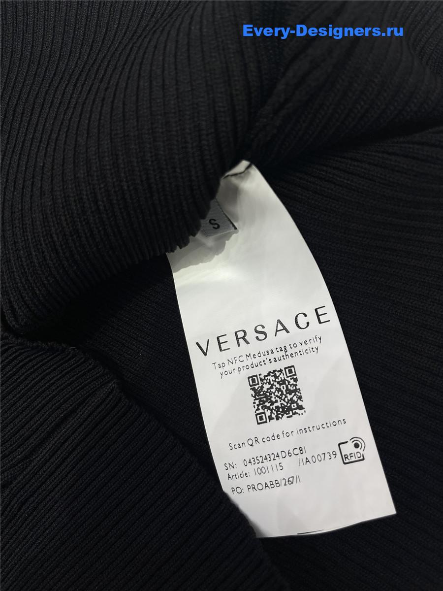 Versace Stretch Black Vest