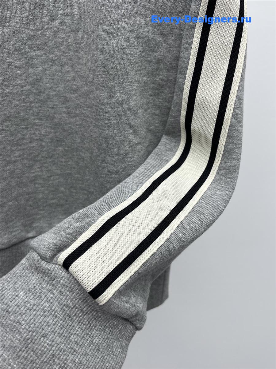 Ce1i*e grey embroidered logo sweatshirt