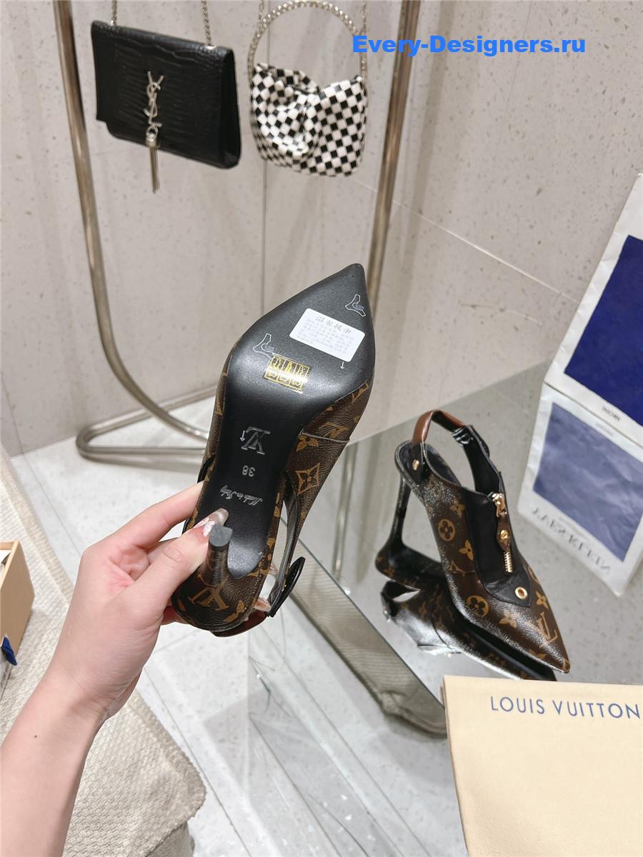 l0vis Vvtt0n lv monogram allure slingback pump