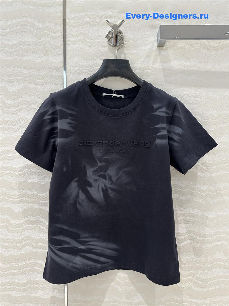 A1exa*der wang black cropped t-shirt