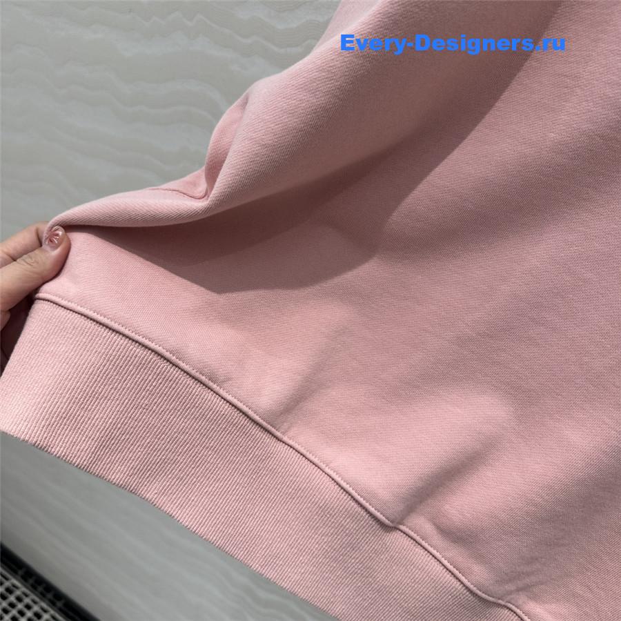 Gvc*1 embroidered cotton jersey sweatshirt