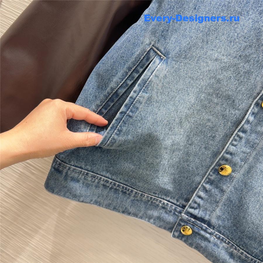 Ce1i*e paris jacket in dark union wash denim