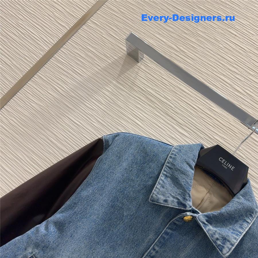 Ce1i*e paris jacket in dark union wash denim