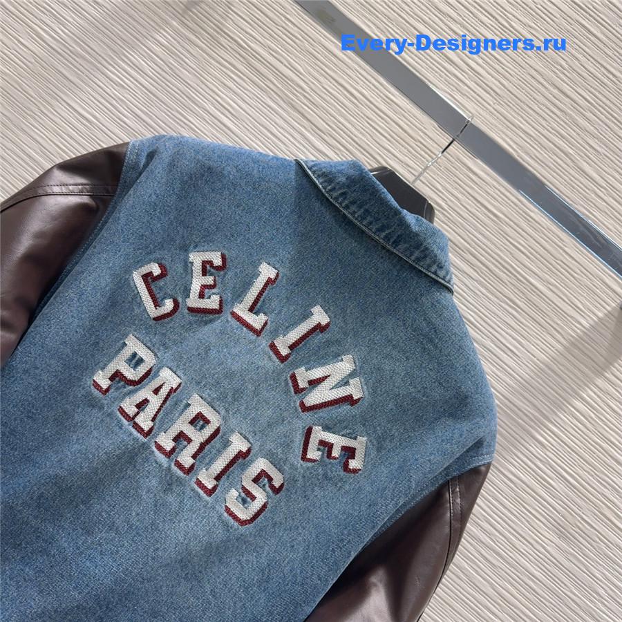 Ce1i*e paris jacket in dark union wash denim