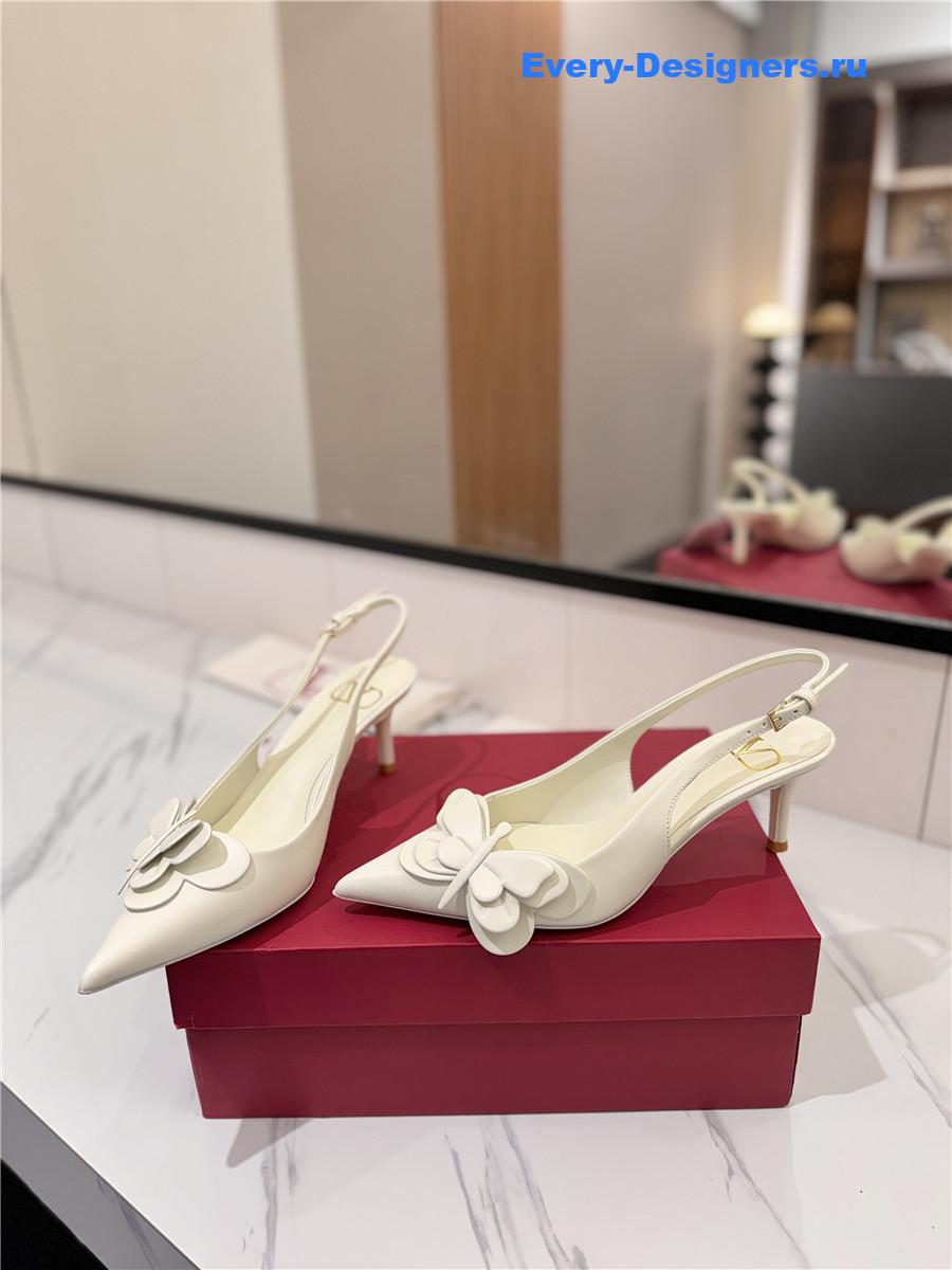 Va1e*ntin0 bow slingback heels