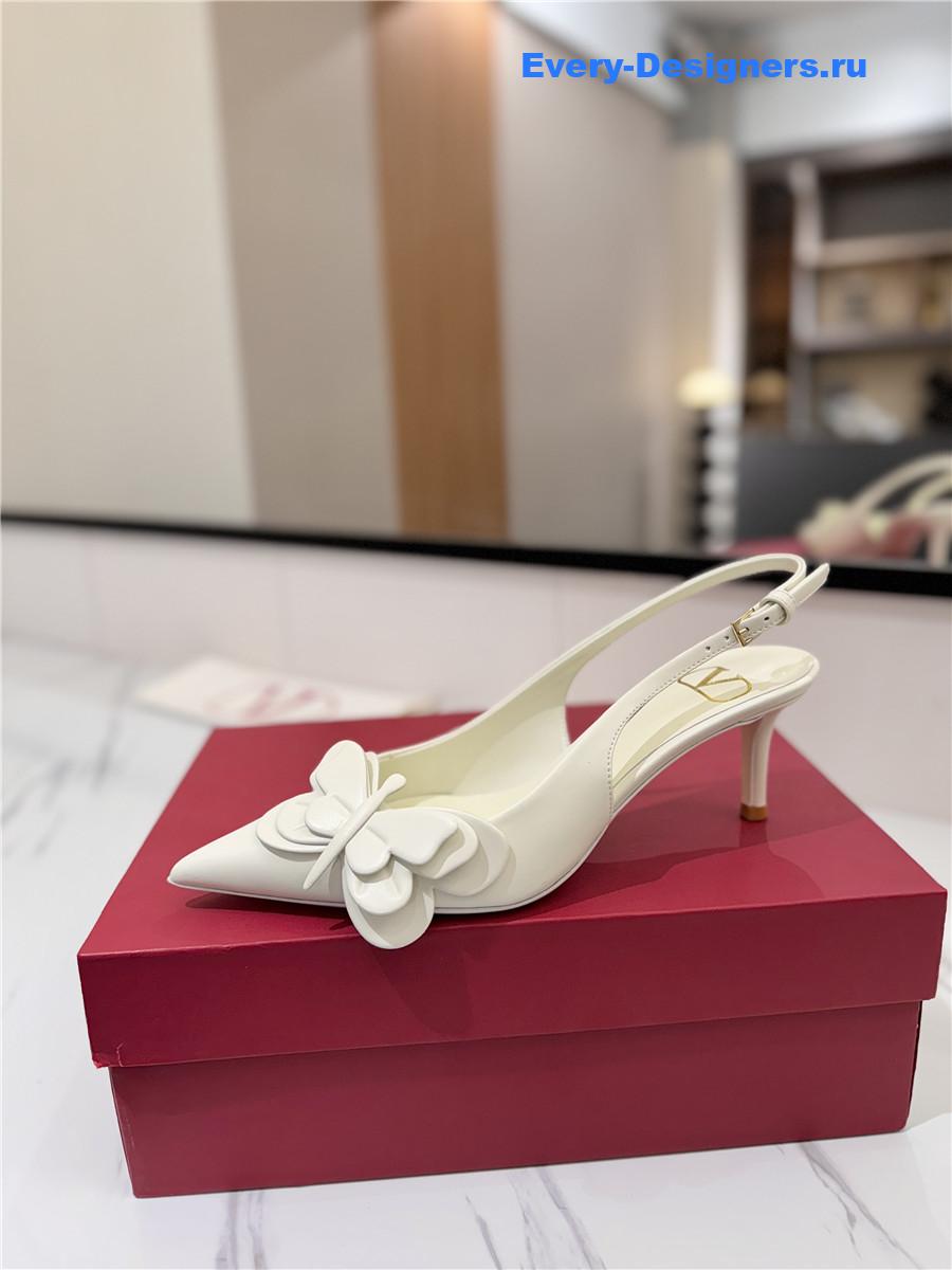 Va1e*ntin0 bow slingback heels