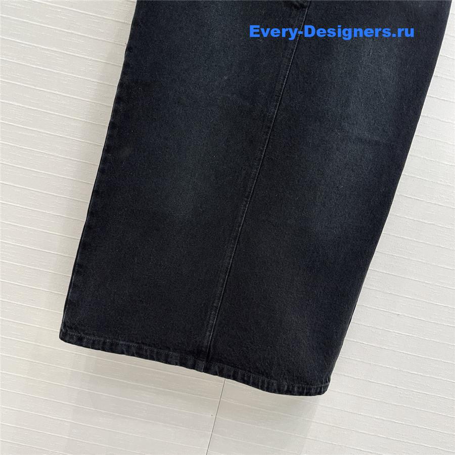 Pra*a denim long skirt