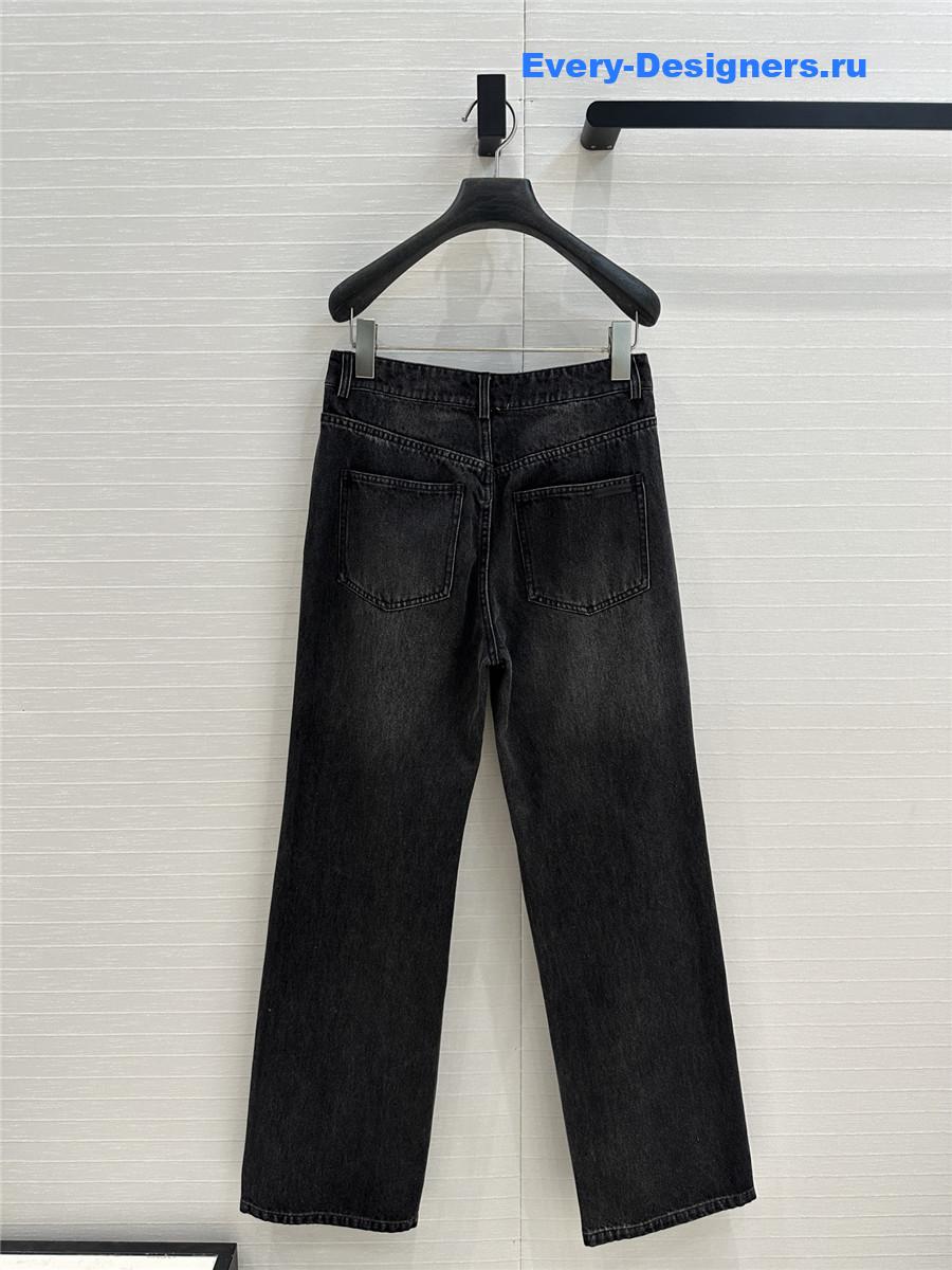 A1exa*der wang black straight jeans