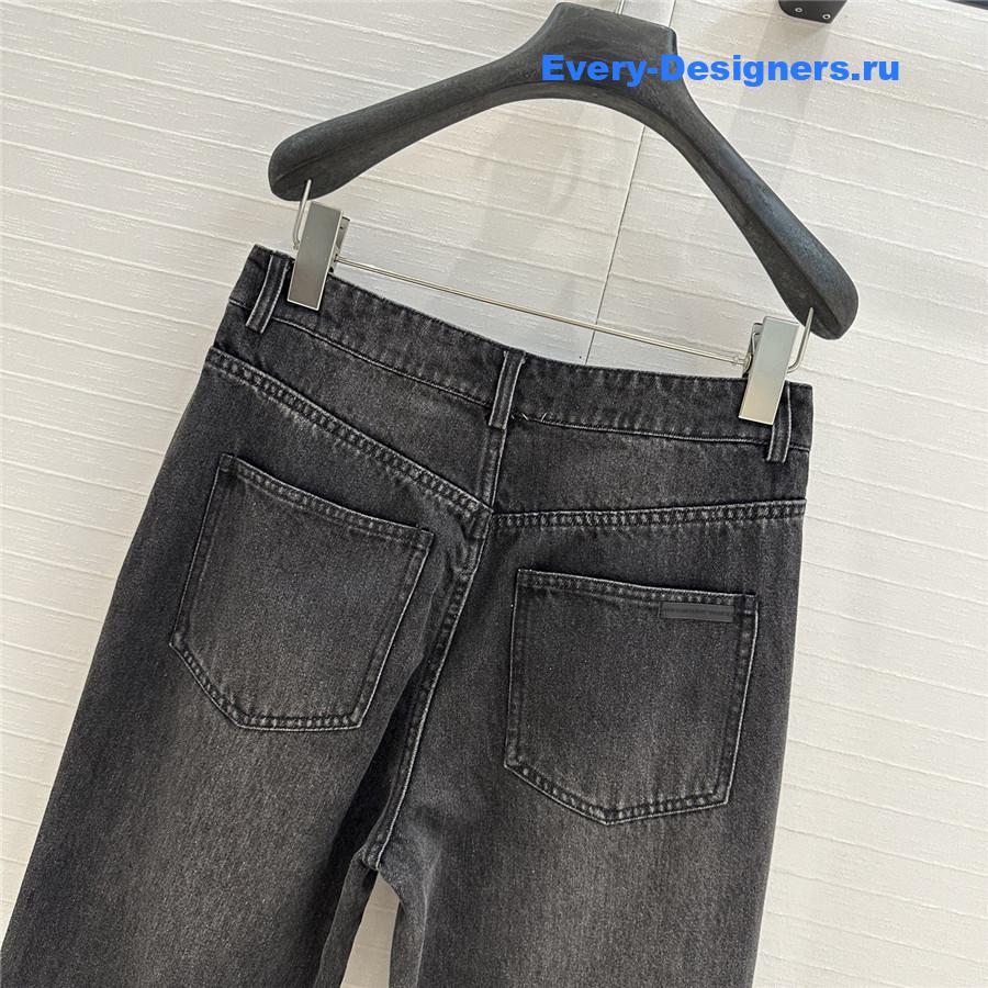 A1exa*der wang black straight jeans