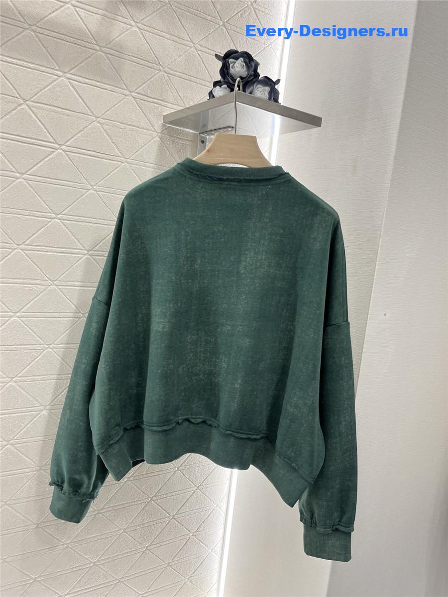 Miu Miu Crew Neck Logo Sweatshirt Set