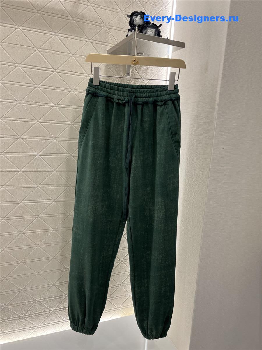 Miu Miu Crew Neck Logo Sweatshirt Set