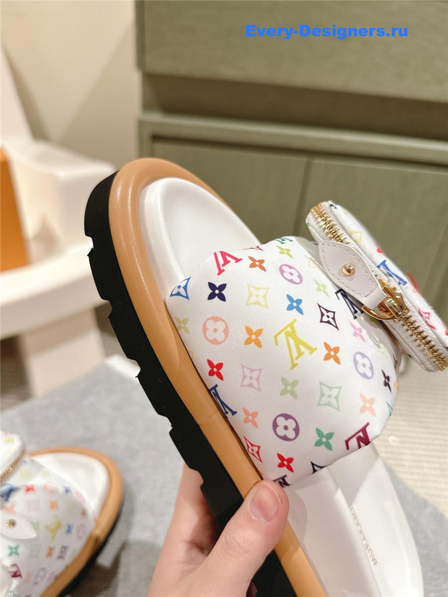 l0vis Vvtt0n lv x tm pool pillow flat comfort mule