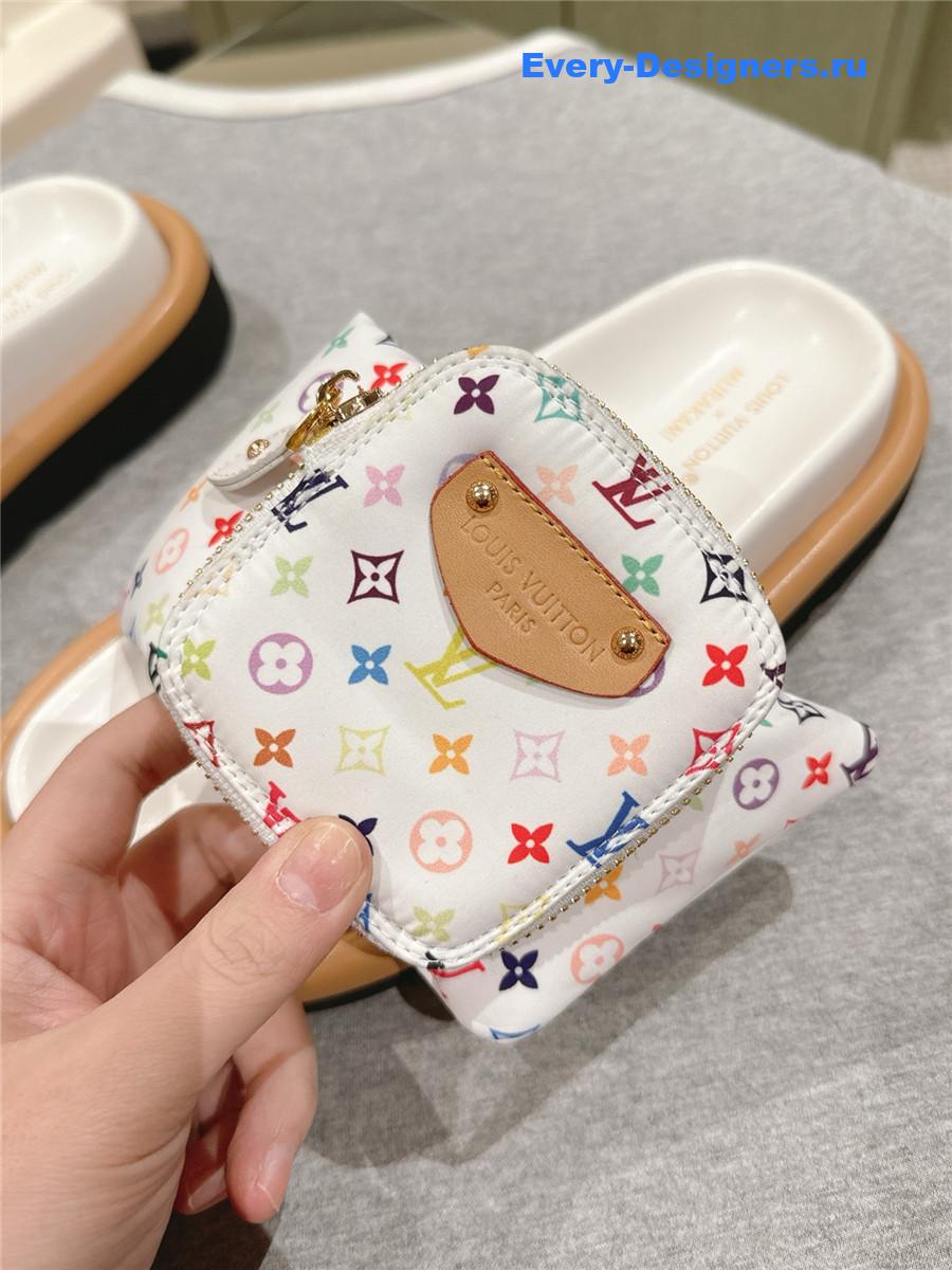 l0vis Vvtt0n lv x tm pool pillow flat comfort mule