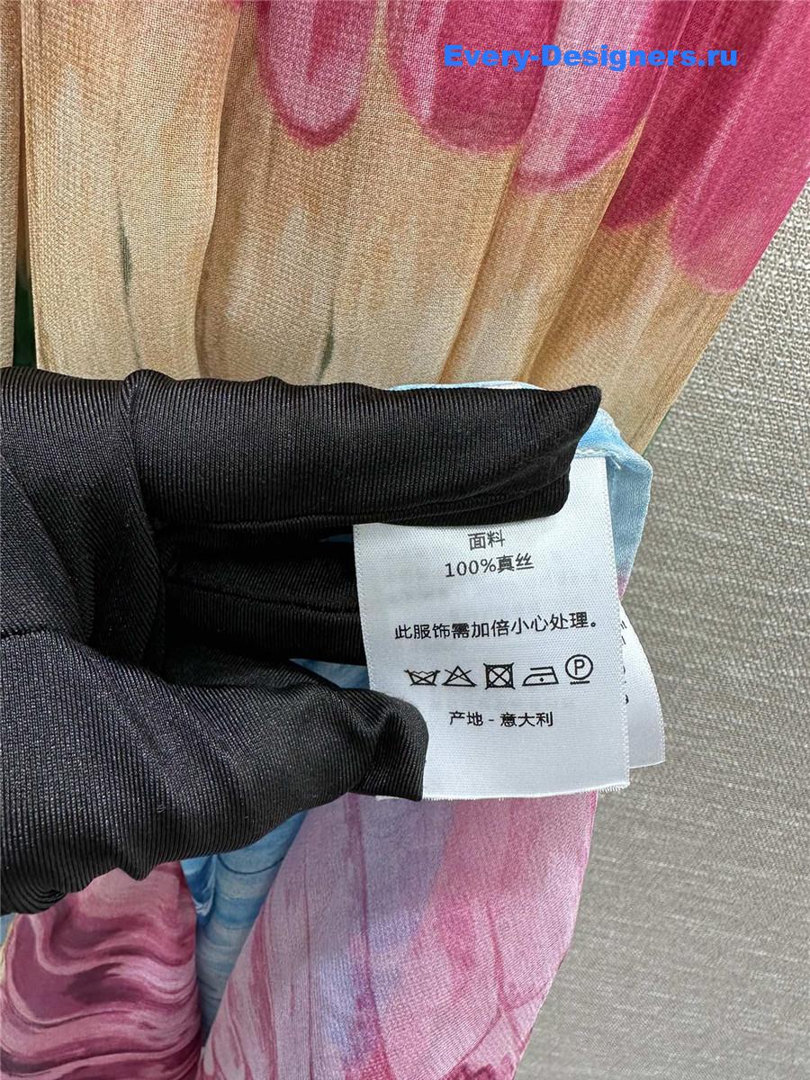 Va1e*ntin0 garavani multicolor rainbow silk dress