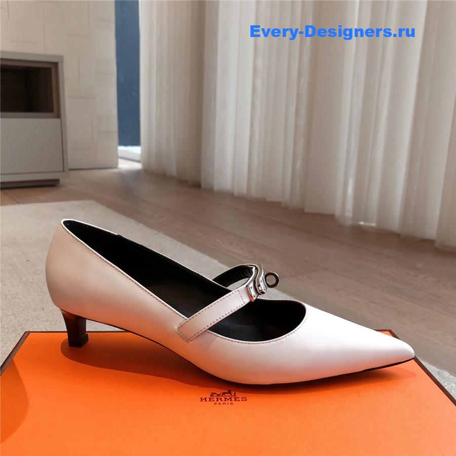 H**me5 kiara 40 pumps white