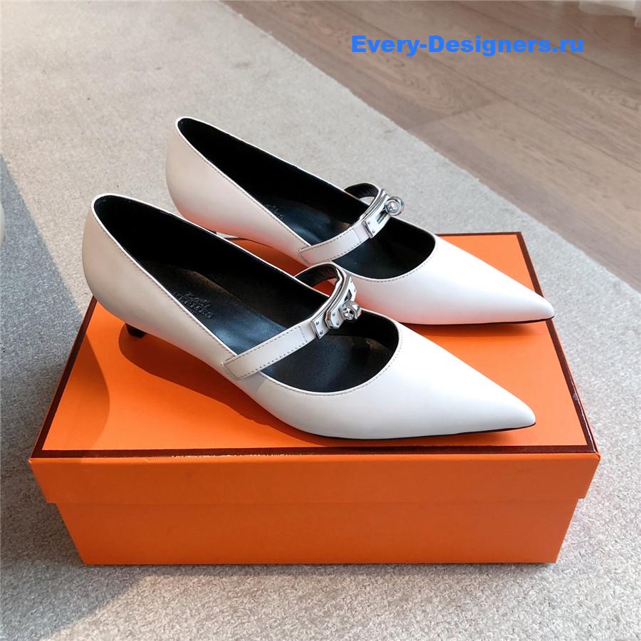 H**me5 kiara 40 pumps white