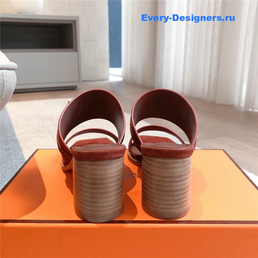 H**me5 suede kite 60 sandals brown