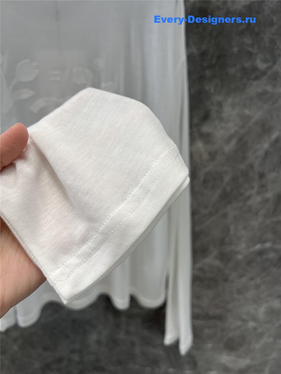 Ch**el logo print long sleeve top