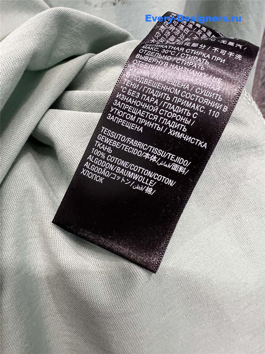 Ba1en*iaga lettering printed crew neck t-shirt