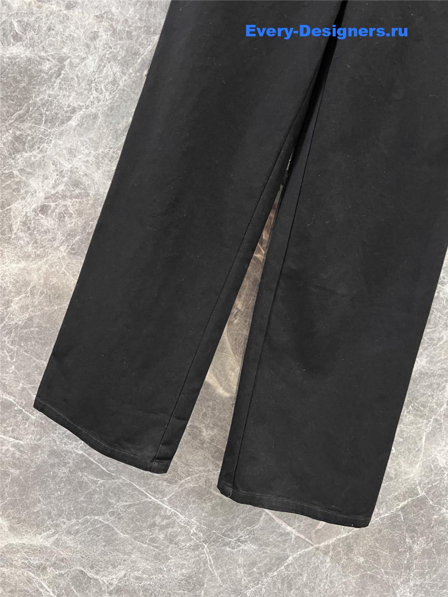 Pra*a black straight jeans