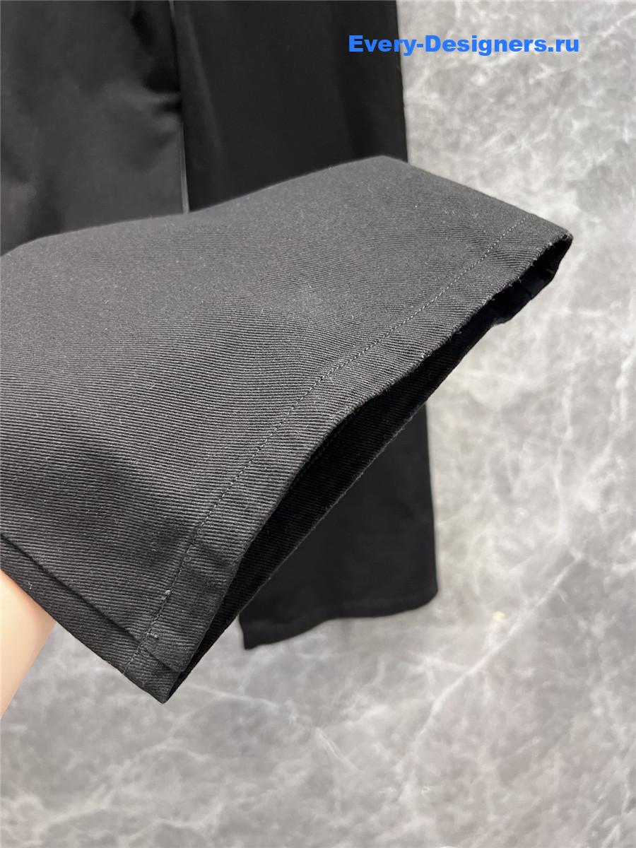 Pra*a black straight jeans