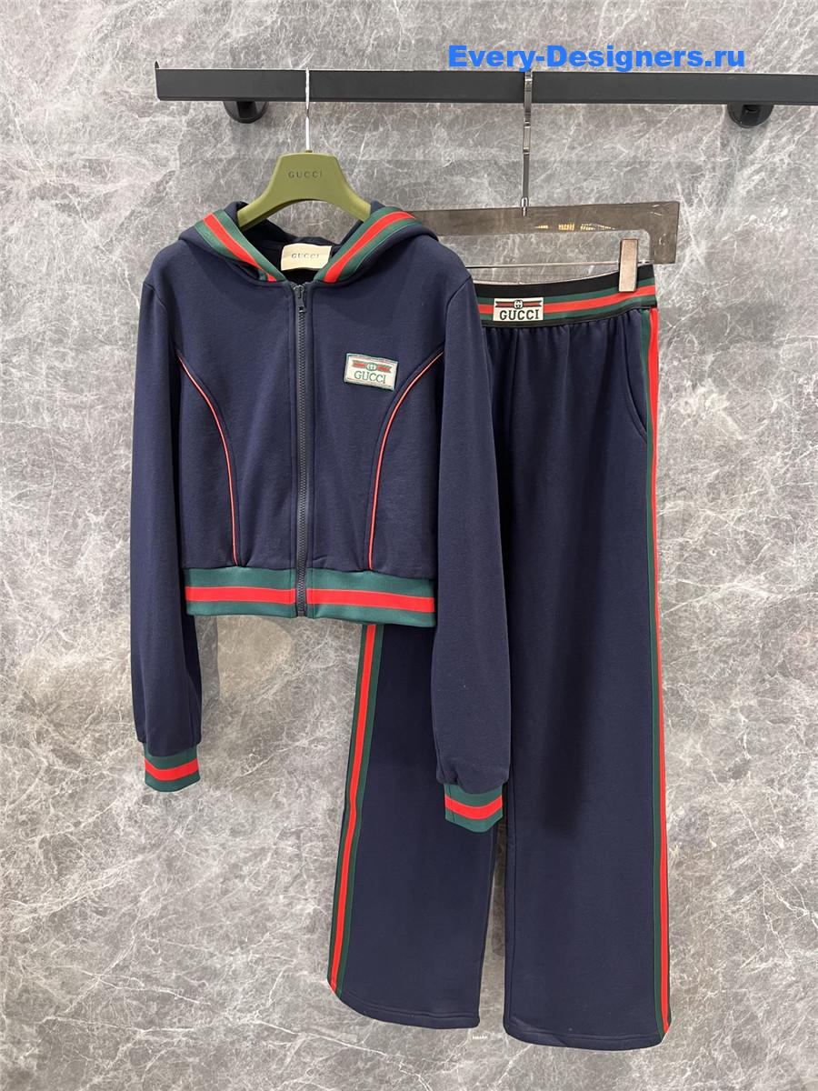 Gvc*1 hooded jacket pants suit