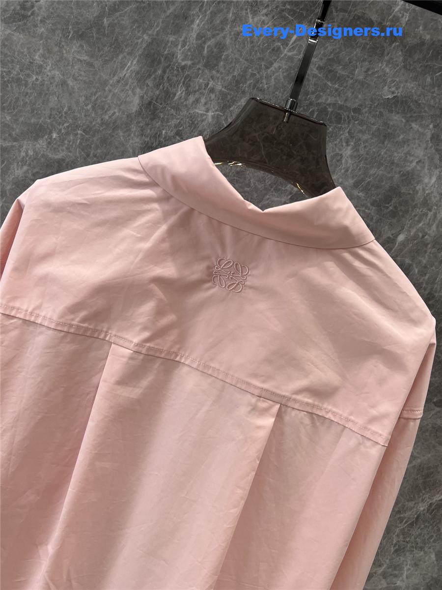 L0ew* irregular pink loose shirt