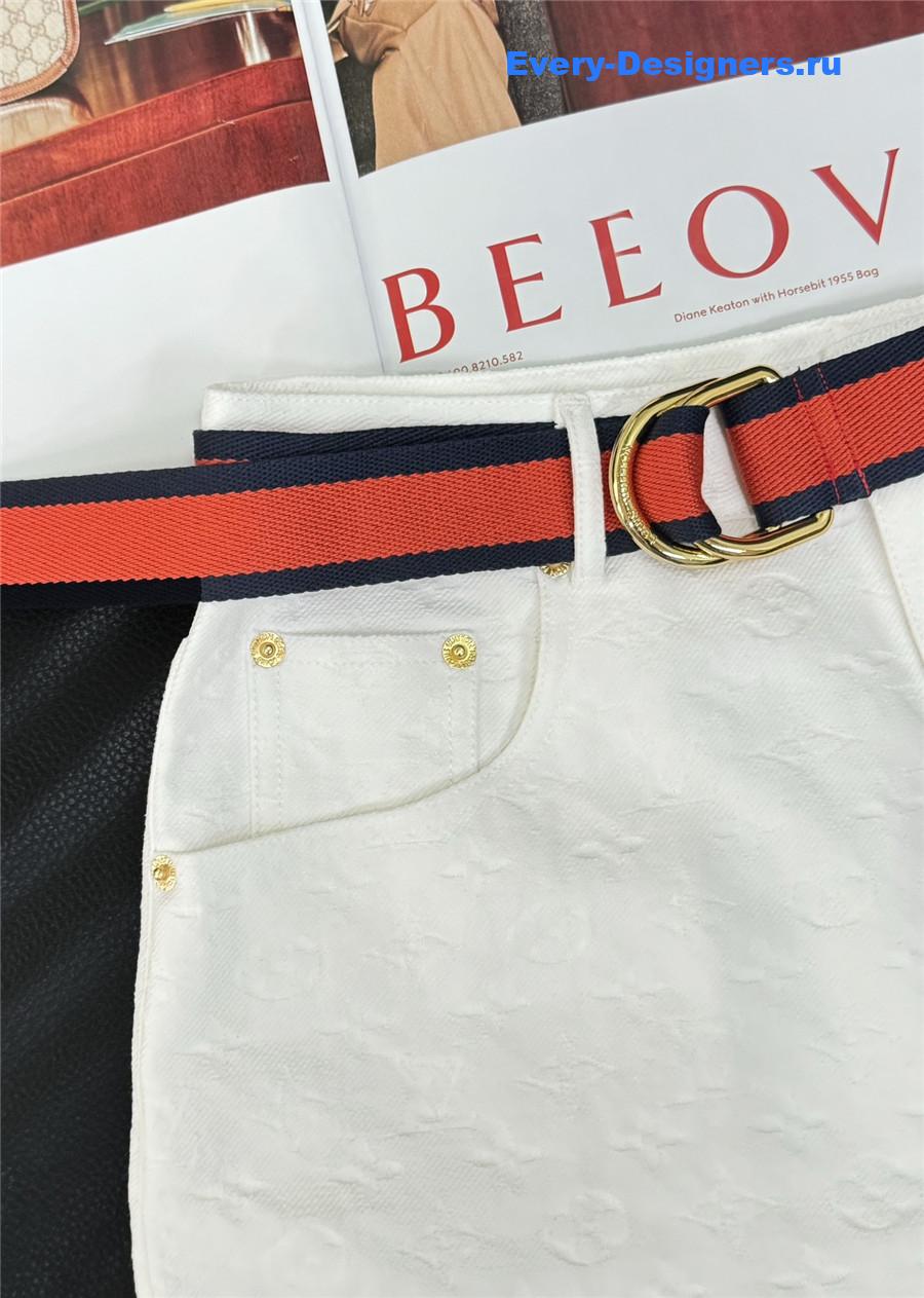 l0vis Vvtt0n lv x ac embossed monogram shorts