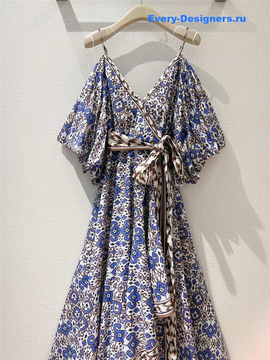 ZIMM Lace-Up Camisole Dress