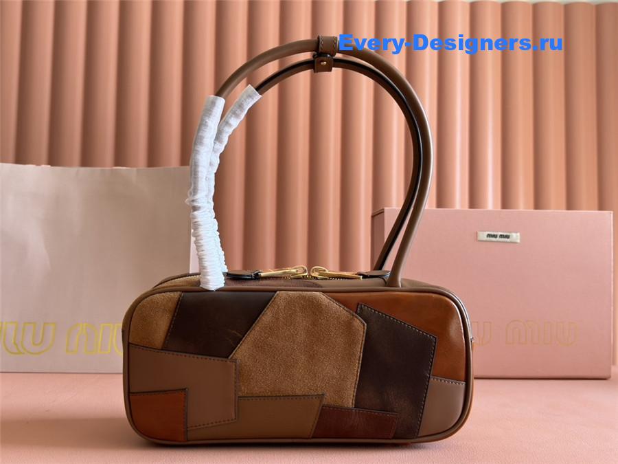 Miu Miu Beau Tote Bag Brown