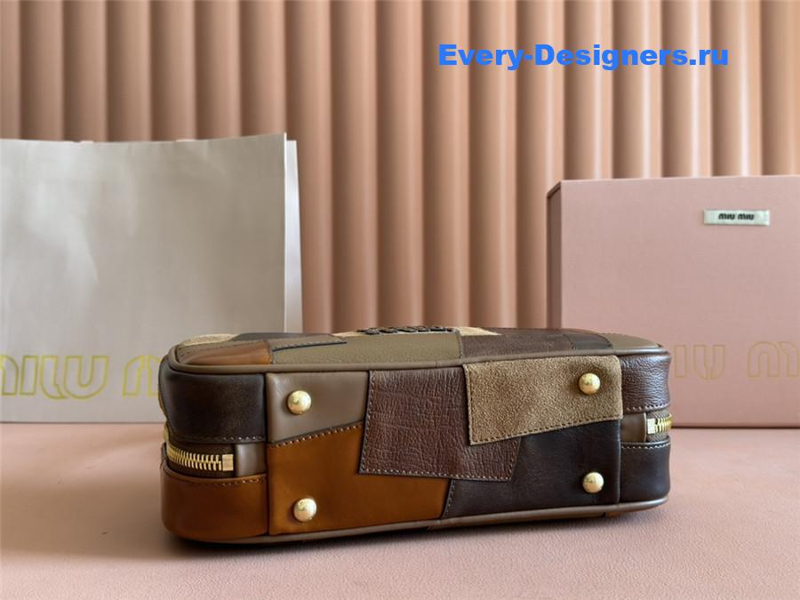 Miu Miu Beau Tote Bag Brown